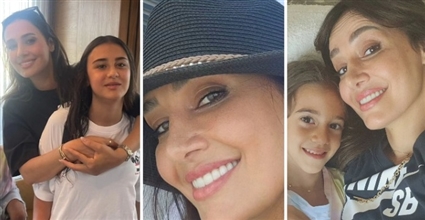 حلا شيحة وأسرتها