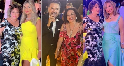 بوسي شلبي ولبلبة وإلهام شاهين وراغب علامة ولميس الحديدي