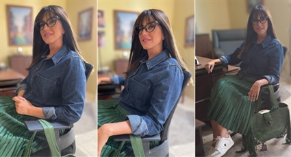 حنان مطاوع في كواليس هابي هالوين