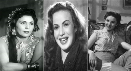 هند رستم وتحية كاريوكا وفاتن حمامة