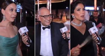 منى زكي ومنة شلبي وبيومي فؤاد