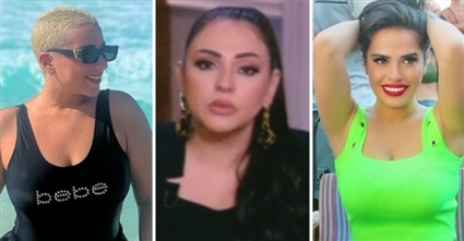 سارة زكريا ونهال طايل وأسما شريف منير