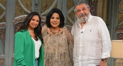 ماجد الكدواني وابنته وإسعاد يونس