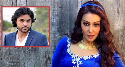 سمية الخشاب والمؤلف محمود حمدان