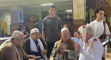 الفنان محمود سعد ونجوم فيلم الاسكندراني