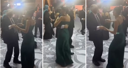 أميرة أديب ووالدها عادل أديب