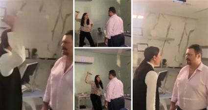 صور من الفيديو المتداول