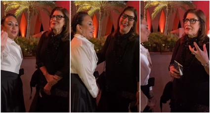 ميرفت أبو عوف وإنجي علي