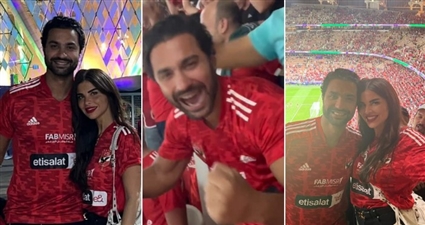 كريم فهمي يحتفل بفوز الأهلي