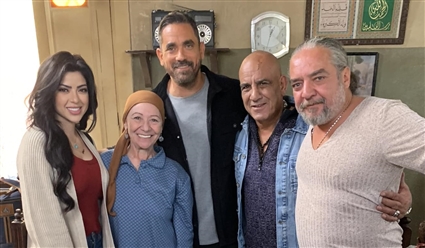 أول صورة من كواليس مسلسل بيت الرفاعي
