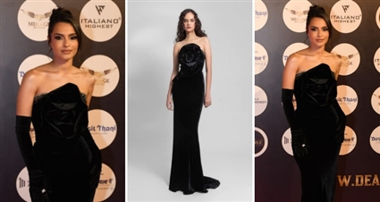 كارمن سليمان وفستانها