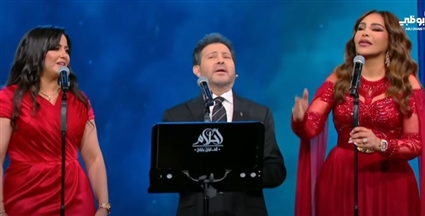 أحلام وهاني شاكر خلال الحلقة