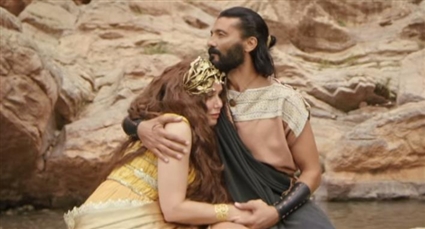 خالد النبوي وغادة عادل في مشهد من أهل الكهف