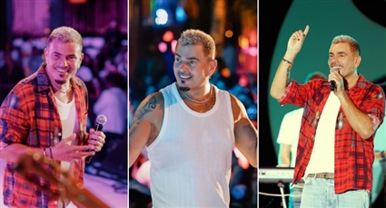 عمرو دياب يتألق في حفلة جدة