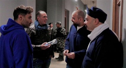 أحمد فهمي وحاتم صلاح في كواليس تصوير أولى مشاهد فيلم عائلة المكسيكي