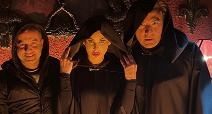 مي سليم وفتحي عبد الوهاب والمخرج أحمد سمير فرج