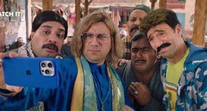 أحمد مكي ومحمد سلام وحاتم صلاح في مشهد من الكبير أوي 8