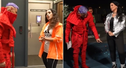 سمية الخشاب وأيتن عامر في رامز جاب من الآخر