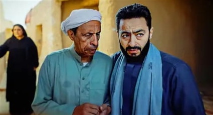 حمادة هلال في مشهد من المداح أسطورة العودة