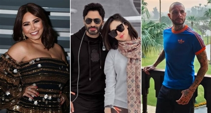 أحمد الفيشاوي وبسمة بوسيل وتامر حسني وشيرين عبد الوهاب