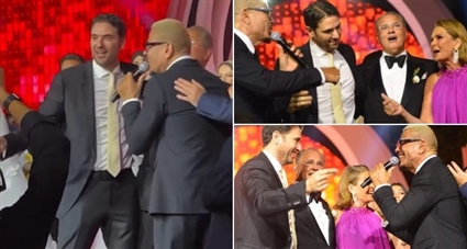 يسرا وأحمد عز وعمرو دياب ومحمد السعدي