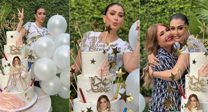 غادة عبد الرازق تحتفل بعيد ميلادها