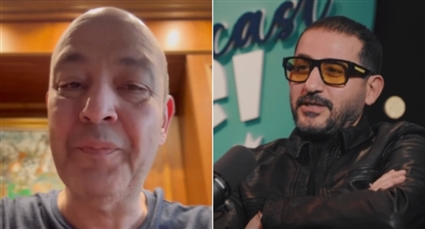 عمرو أديب وأحمد حلمي