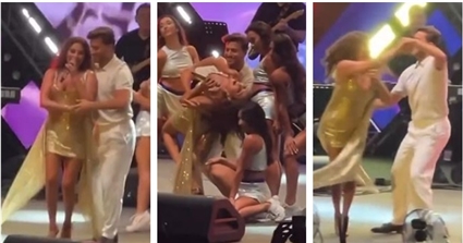 رقصة إليسا في حفلها بأعياد بيروت على "بتمايل على الـBeat" - فيديو