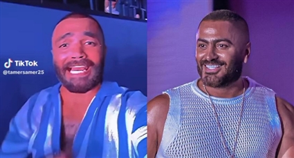 تامر حسني وشبيهه