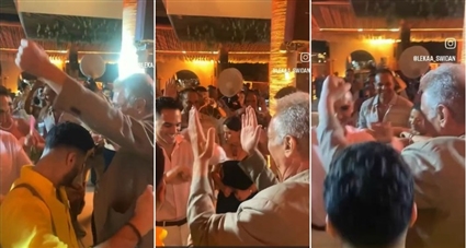 رقص محمود حميدة وخالد