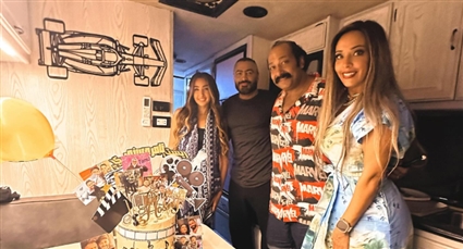 تامر حسني وهنا الزاهد ومحمد ثروت وزوجته