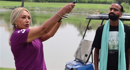 ليلى علوي ومحمود الليثي من فيلم المستريحة