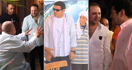 باسم سمرة وخالد الصاوي من كواليس زمالك بولاق