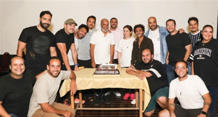 مي عز الدين وعمرو يوسف وأبطال مسرحية قلبي وأشباحه