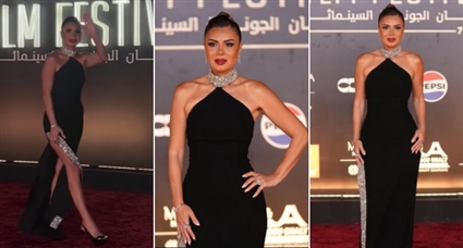 نجلاء بدر في حفل افتتاح مهرجان الجونة