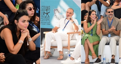 ندوة المخرج تامر محسن بحضور اسماء جلال ومحمد فراج وأحمد خالد صالح وهنادي مهنا وبسنت شوقي