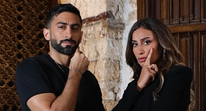 أنس بوخش ودينا الشربيني