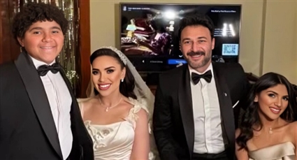 محمد العمروسي ومي فاروق وأولادها