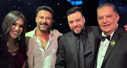 مي فاروق ومحمد العمروسي ومدين