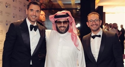 المستشار تركي آل الشيخ وأحمد عز وصلاح الجهيني