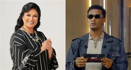 محمد رمضان وسلوى عثمان