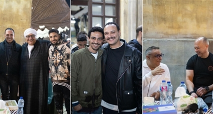 الاحتفال بانتهاء تصوير قهوة المحطة