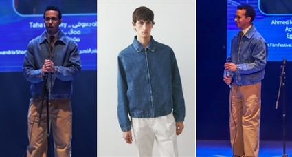#شرطة_الموضة: طه دسوقي بإطلالة Smart Casual في مهرجان الاسكندرية ... جاكيت جينز سعره في متناول الأيدي