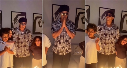 محمد رمضان وأولاده