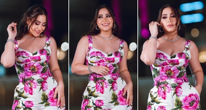 #شرطة_الموضة: "زهرة الفاوانيا"  تزين إطلالة بوسي من DOLCE & GABBANA في أحدث ظهور بالساحل الشمالي … سعرها 188 ألف جنيه
