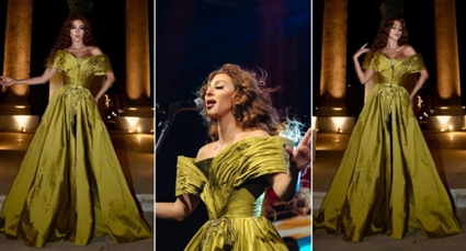إطلالة ميريام فارس في حفل المتحف الوطني شرم الشيخ
