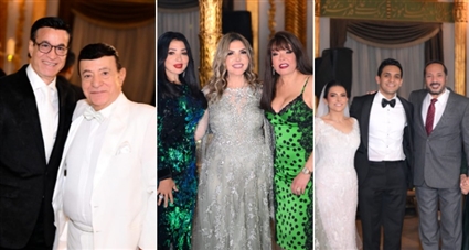 حفل زفاف ابنة نادي ةمصطفى وأركان فؤاد