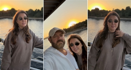 كندة علوش وعمرو يوسف في أسوان