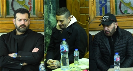 أحمد الفيشاوي وعمرو يوسف وأحمد السقا