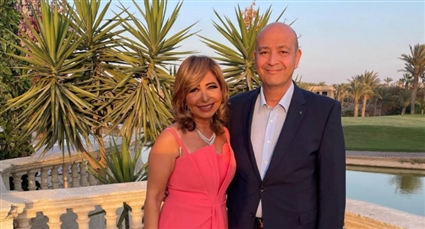 عمرو أديب ولميس الحديدي